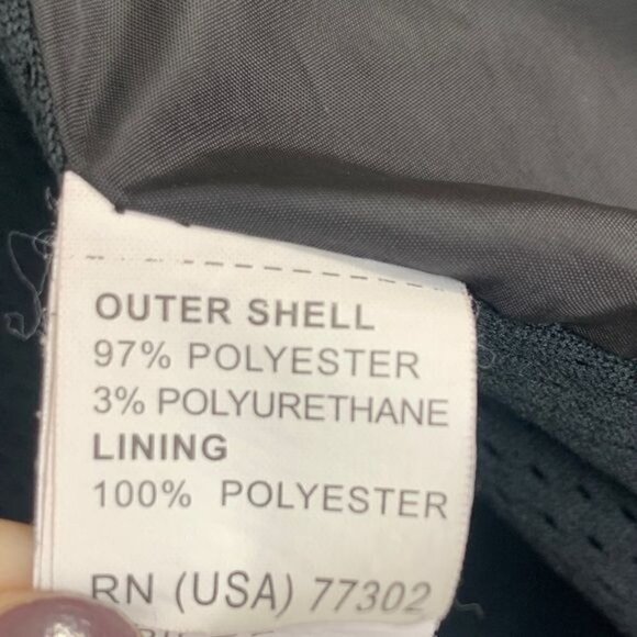 Zara Men’s Zip Front Two Tone Bomber Jacket - Black Size Large, 100% Polyester - Picture 3 of 7